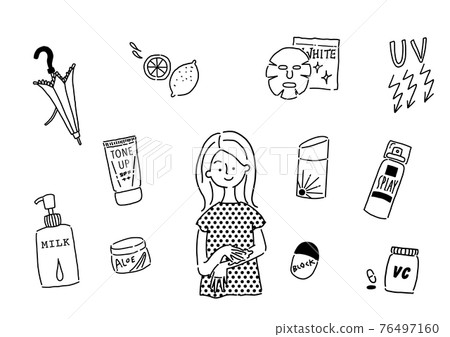 Sun protection goods and women 76497160