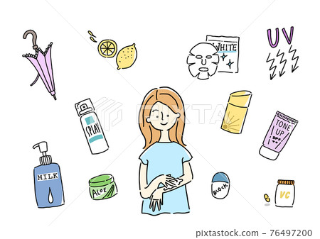 Sun protection goods and women 76497200