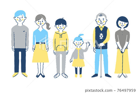 Third generation family Third generation family 76497959