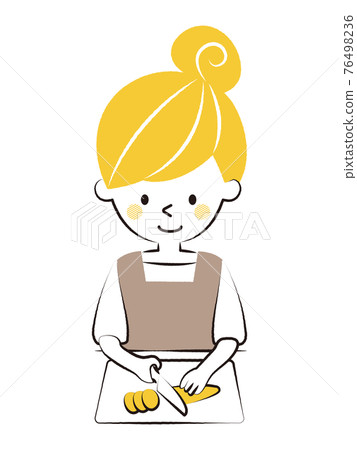 一個女人做飯 一個女人做飯 76498236