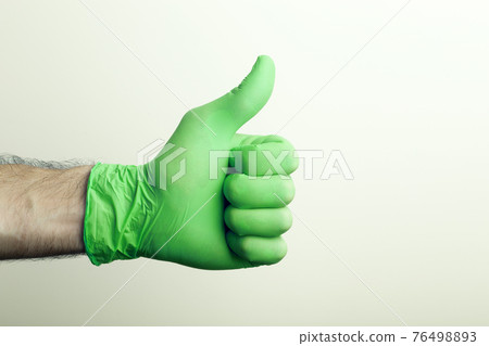 doctor, glove, hand 76498893