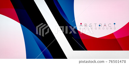 Transparent hexagons geometric shapes abstract background 76501478