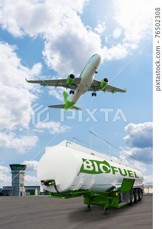 Airplane and bioguel tank  76502308