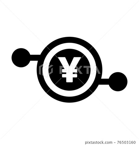 Digital Yen coin icon vector currency symbol for digital transactions for asset and wallet in a flat color glyph pictogram illustration Digital Yen coin icon vector currency symbol for digital transactions for asset and wallet in a flat color glyph pictogram illustration 76503160