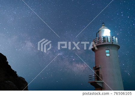 Lighthouse and Milky Way Cape Irago 76506105