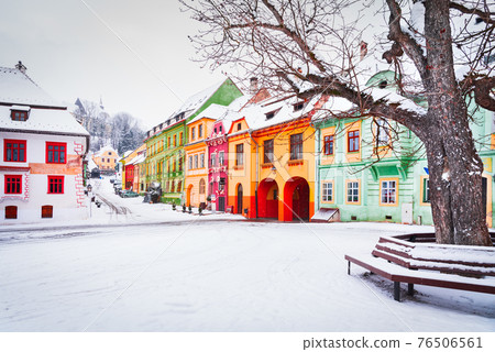 Sighisoara - Transylvania, winter in Romania 76506561