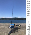 A scene of summer vacation to enjoy in the sea 76507217