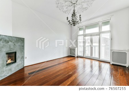 Spacious room with electric fireplace Spacious room with electric fireplace 76507255