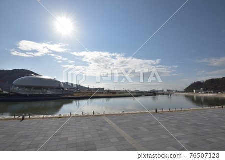 Spring Miyagi Ishinomaki City Former Kitakami River 76507328