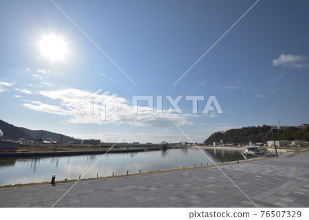 Spring Miyagi Ishinomaki City Former Kitakami River 76507329