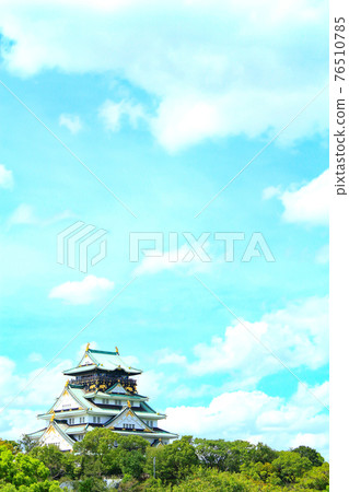 Scenery of Osaka City, Osaka Castle and its surroundings 76510785