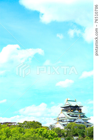 Scenery of Osaka City, Osaka Castle and its surroundings 76510786