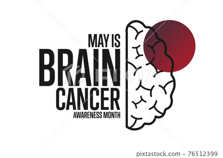 May Is Brain Cancer Awareness Month. Holiday... - Stock Illustration ...