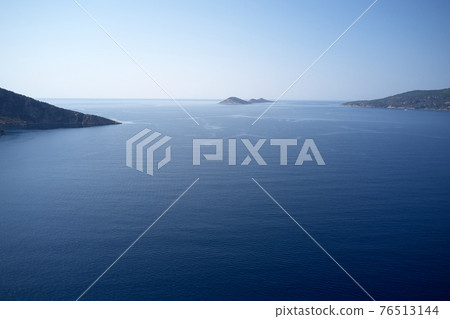 Beautiful landscape of sea and mountains. Beautiful landscape of sea and mountains. 76513144