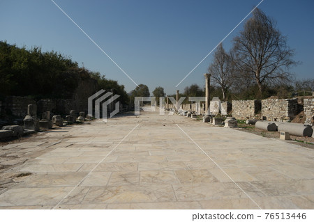 An ancient city of Ephesus, Izmir, Turkey. An ancient city of Ephesus, Izmir, Turkey. 76513446
