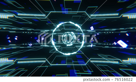 網絡空間數字隧道藍[還有另一個版本] 76516022