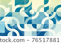 Modern geometrical abstract background 76517881