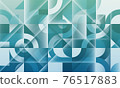 Modern geometrical abstract background 76517883