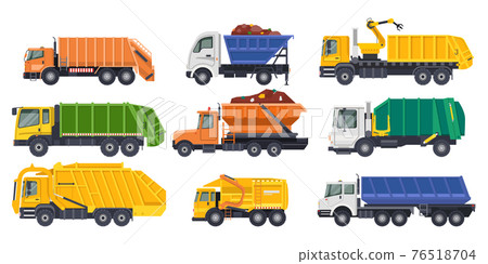 Dump trucks, loaders or dumpers and haul lorries Dump trucks, loaders or dumpers and haul lorries 76518704