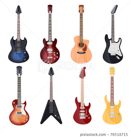 Guitars, different styles, electric and rock bass Guitars, different styles, electric and rock bass 76518715