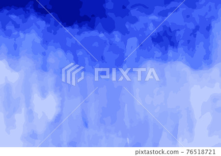 Blurred watercolor blue background. Handmade. Watercolor illustration. 76518721