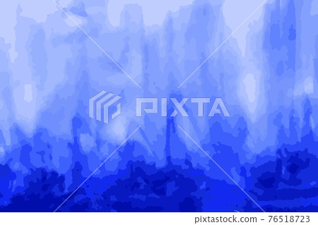 Blurred watercolor blue background. Handmade. Watercolor illustration. 76518723