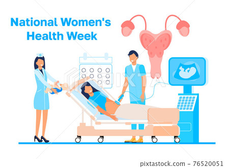 National Women's Health Week concept vector for web, app. Event on Mother's Day to encourage women health. Family planning, pregnancy, infertility treatment, endometriosis concept National Women's Health Week concept vector for web, app. Event on Mother's Day to encourage women health. Family planning, pregnancy, infertility treatment, endometriosis concept 76520051