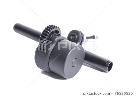 Focus motor for camera isolated on white background Focus motor for camera isolated on white background 76520530