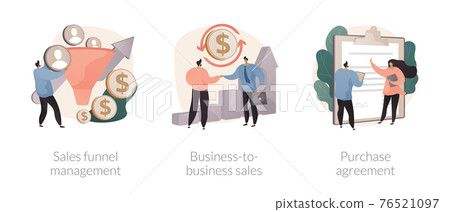 Business deal abstract concept vector illustrations. 76521097