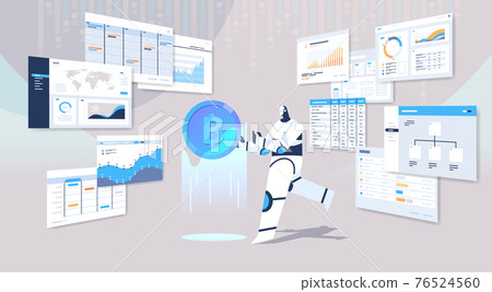 robot holding bitcoin crypto currency digital web money mining passive income earnings artificial intelligence robot holding bitcoin crypto currency digital web money mining passive income earnings artificial intelligence 76524560