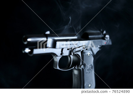Handgun after firing M92F military model 1 76524890
