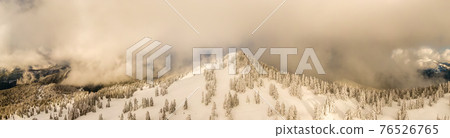 Aerial Panoramic View of Canadian Nature Landscape Aerial Panoramic View of Canadian Nature Landscape 76526765