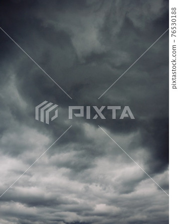 Dark clouds and sky Dark clouds and sky 76530188