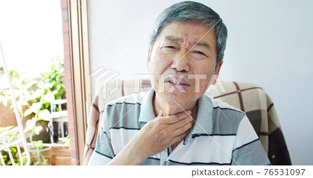 Telemedicine concept - elder man Telemedicine concept - elder man 76531097