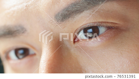 close up of male eye close up of male eye 76531391