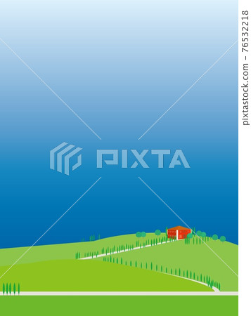 Orcha valley val d'orcia Tuscany toscana spring 76532218