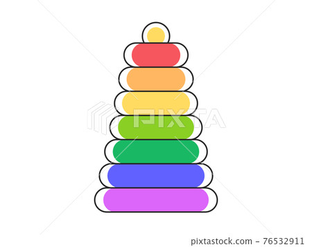 Illustration of building block toys Educational toys Illustration of building block toys Educational toys 76532911