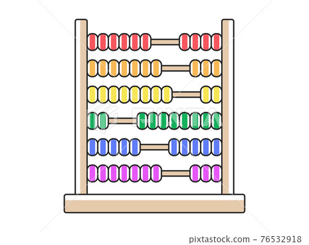 Illustration of wooden abacus toys Educational toys Illustration of wooden abacus toys Educational toys 76532918