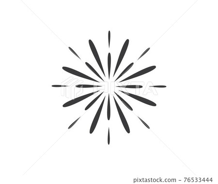 firework vector illustration icon design 76533444