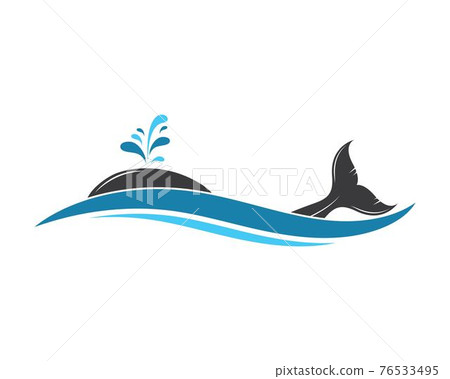 whale tail icon vector illustration design whale tail icon vector illustration design 76533495