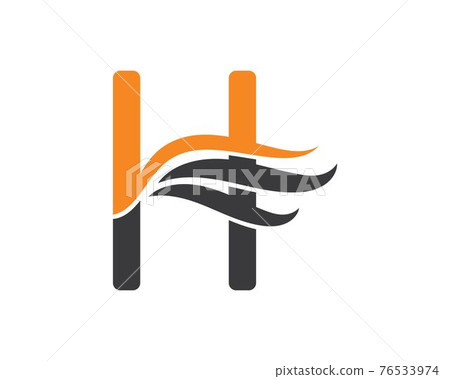H letter ilustration logo vector icon H letter ilustration logo vector icon 76533974