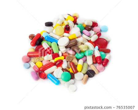 Heap of pills 76535007