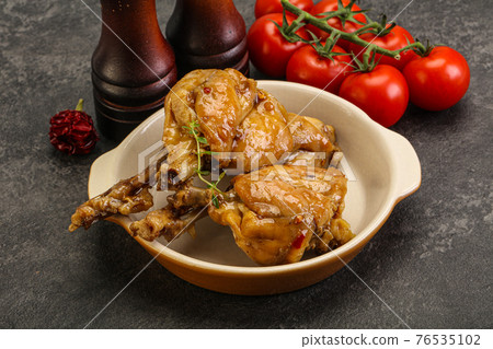 Rabbit stew in spicy sauce Rabbit stew in spicy sauce 76535102