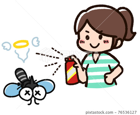 Female mosquitoes using pesticides Female mosquitoes using pesticides 76536127