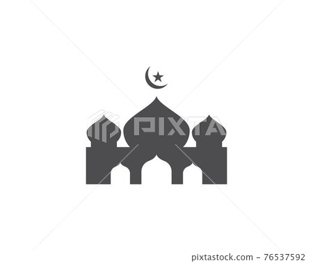 Mosque icon vector Mosque icon vector 76537592