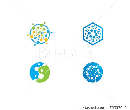molecule logo vector molecule logo vector 76537641