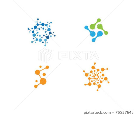 molecule logo vector molecule logo vector 76537643