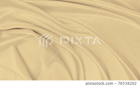 Smooth elegant golden silk or satin luxury cloth texture as wedding background. Luxurious background design. In Sepia toned. Retro style 76538202
