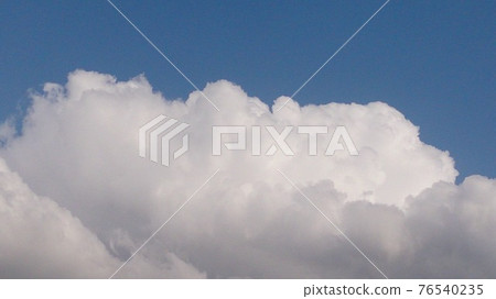 Fresh cream floating in the sky 76540235