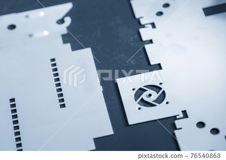 The sample of sheet metal product . 76540868
